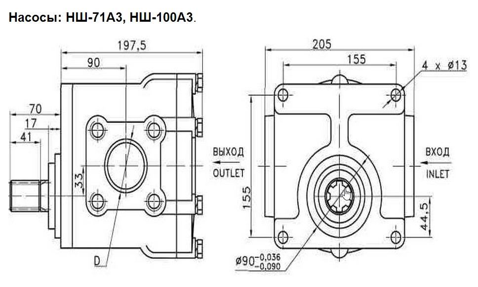 НШ 4 Г3 правый