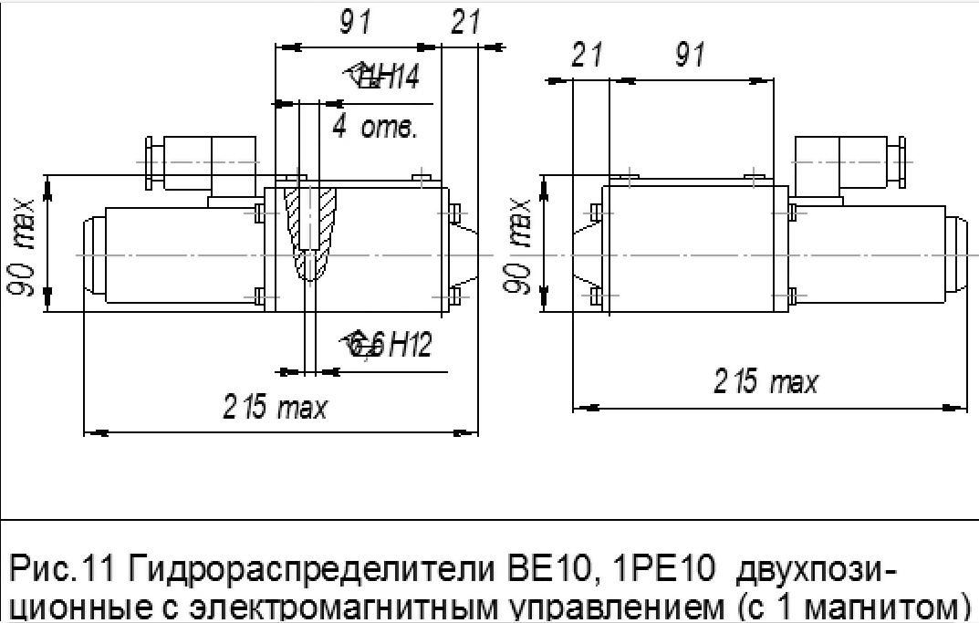 ВЕ 10 14 В220 с электромагнитным управлением 