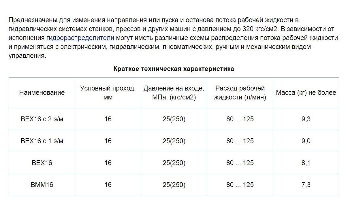 ВЕХ16 34 В220 золотниковый электромагнитный 