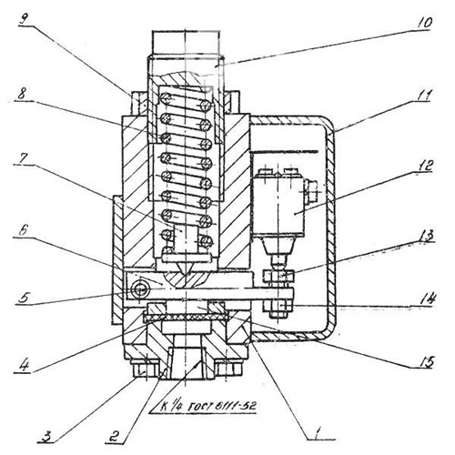 Реле давления Г62-21М