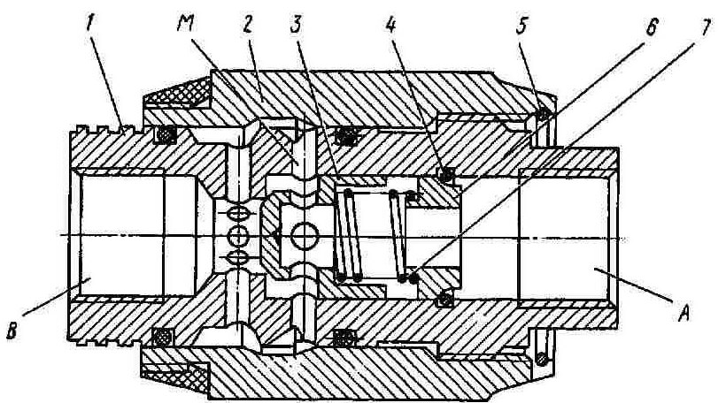 КВМК 25G 1.1 регулируемый с обратным клапаном