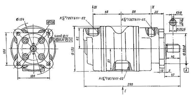 Гидронасос 8БГ12-23М