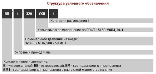 Гидровентиль В - 4/500