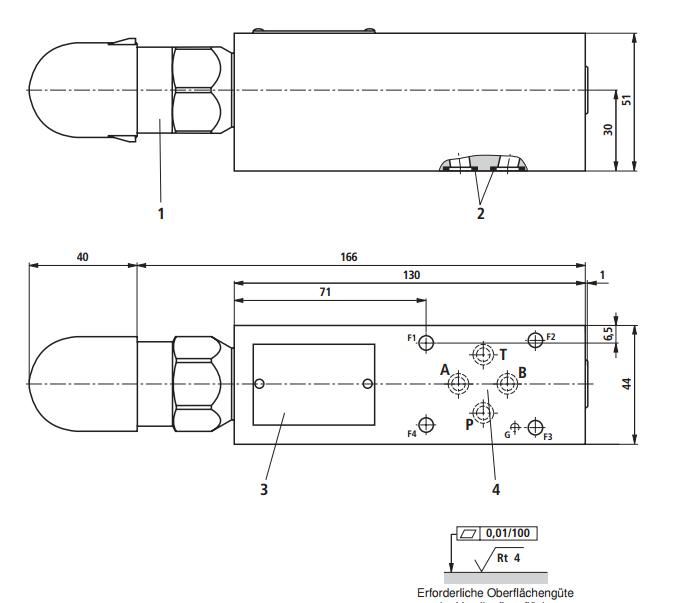 Клапан давления Rexroth DA 6 VA2-41/315-10M