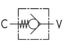 Обратный клапан VU 3/8" Marchesini арт.V0600