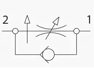 Регулятор расхода с обратным клапаном VRC